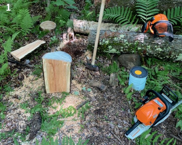 Creating a Hand-Hewn Dough Bowl