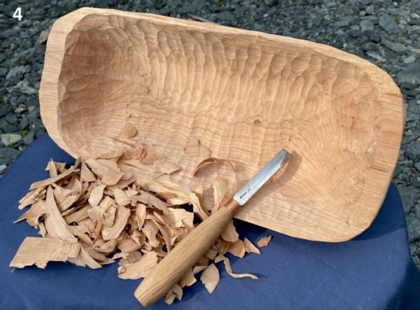 Creating a Hand-Hewn Dough Bowl